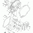 TTR125LE TTR125LEF Крышка картера двигателя