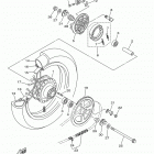 TTR125LE TTR125LEF Заднее колесо