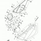 TTR125LE TTR125LEF БОКОВАЯ КРЫШКА