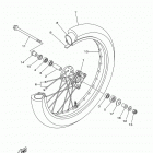 TTR125LE TTR125LEF Переднее колесо