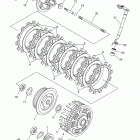 WR250R WR25RF/WR25RFC Сцепление