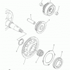 WR250R WR25RF/WR25RFC Муфта стартера