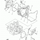 YZ125 YZ125F2 Крышка картера двигателя