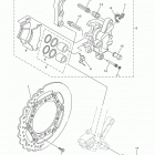 YZ250FX YZ250FXF Передний тормозной суппорт