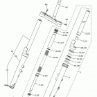 STRYKER BULLET COWL XVS13CFGR/XVS13CFCGR Передняя вилка