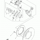 SUPER TENERE XTZ12FS/XTZ12FR/XTZ12FCS/XTZ12FCR Задний тормозной суппорт
