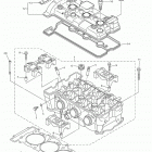 SR VIPER L TX DX SR10LDGR/SR10LDGB ГОЛОВКА ЦИЛИНДРА