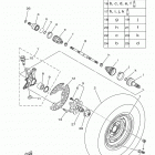 GRIZZLY 4WD YFM70GDXGR/YFM70GDXGG Переднее колесо