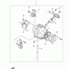 GRIZZLY 700 4WD YFM700DFL/YFM700DFG Корпус дроселя в сборе
