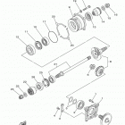GRIZZLY 700 FI EPS SE YFM700PSFS Промежуточный ведущий вал