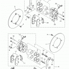 VIKING EPS YXM70VPXGL/YXM70VPXGG/YXM70VPXGR Передний суппорт