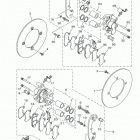 VIKING VI EPS YXC70VPXGL/YXC70VPXGG/YXC70VPXGR Задний тормозной суппорт