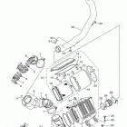 VIKING YXM700DFG/YXM700DFR Впускная система
