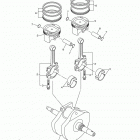 BOLT R SPEC XVS95CGR/XVS95CGY/XVS95CGCR/XVS95CGCY Коленчатый вал и Поршень