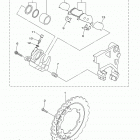 BOLT R SPEC XVS95CGR/XVS95CGY/XVS95CGCR/XVS95CGCY Задний тормозной суппорт