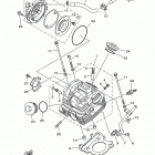 XT250 XT250GC/XT250G ГОЛОВКА ЦИЛИНДРА