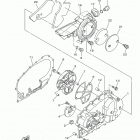 TMAX XP500F Крышка картера двигателя