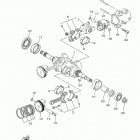TMAX XP500F Коленчатый вал и Поршень