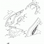 ZUMA 125 YW125FGY/YW125FS БОКОВАЯ КРЫШКА
