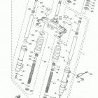 ZUMA 125 YW125FGY/YW125FS Передняя вилка