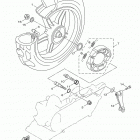 ZUMA 50F YW50FFGY/YW50FFGR Заднее колесо