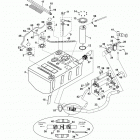 SX190 RX1800BRB ТОПЛИВНЫЙ БАК