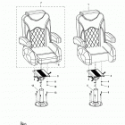 SX240 HIGH OUTPUT SAT1800DP/SAT1800FP/SAT1800EP Поворотные сидения