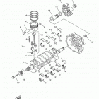 AR240 HIGH OUTPUT SXT1800CL/SXT1800AL/SXT1800BL Коленчатый вал & Поршень