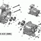 Spyder F3-S SM6 gearbox housing
