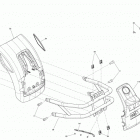 Spyder F3-S SM6 body and accessories rear fender