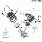 Spyder ST Limited SE5 cylinder and piston