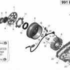 Spyder ST SM5 magneto and electric starter 1-3