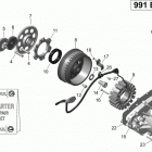 Spyder ST SM5 magneto and electric starter 2-4