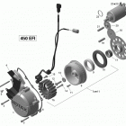 DS 450EFI Xxc, Xmx Магнето и электрическийй стартер