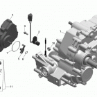 Outlander 1000 EFI Коробка передач в сборе и 4x4 actuator