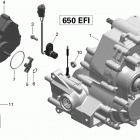 Outlander 650 EFI Коробка передач в сборе и 4x4 actuator