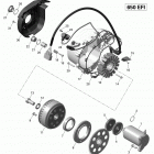 Outlander 650 EFI Xmr magneto and electric starter outlander xmr