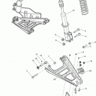 Outlander Max 400 EFI, STD, XT (International only) Передняя подвеска