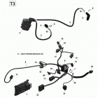 Outlander MAX 500 EFI engine harness and electronic module (t3)