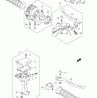 LT Z250 QuadSport Z250 Handle lever (model k5 / k6 / k7)