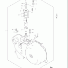 LT-A50 QUADSPORT Clutch cover - oil pump