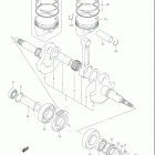LT F400 EIGER 4x2 MANUAL КОЛЕНЧАТЫЙ ВАЛ