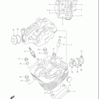 LT160 QUAD RUNNER ГОЛОВКА ЦИЛИНДРА