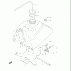 LT160 QUAD RUNNER ТОПЛИВНЫЙ БАК