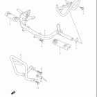 LT80 QUADSPORT Footrest (model k3 / k4 / k5 / k6 e28)