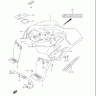 LT80 QUADSPORT Rear fender (model k5 / k6)