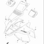 LT80 QUADSPORT Front fender (model k5 / k6)