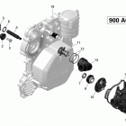 EXPEDITION - SPORT 600/900 ACE, REV-XS,4-STROKE Система охлаждения двигателя - 900 асе