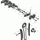 MXZ - 4-STROKE Распредвалы и приводная цепь - 1200 itc 4-tec