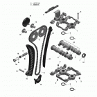 SKANDIC - 4-STROKE Распредвалы и цепь ГРМ - 600 асе